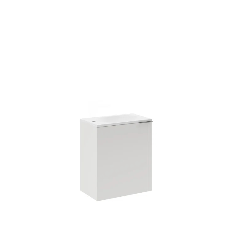 Valencia 20" Wall Mount Single Sink Bathroom Vanity with Top and Sink (Faucet Not Included)