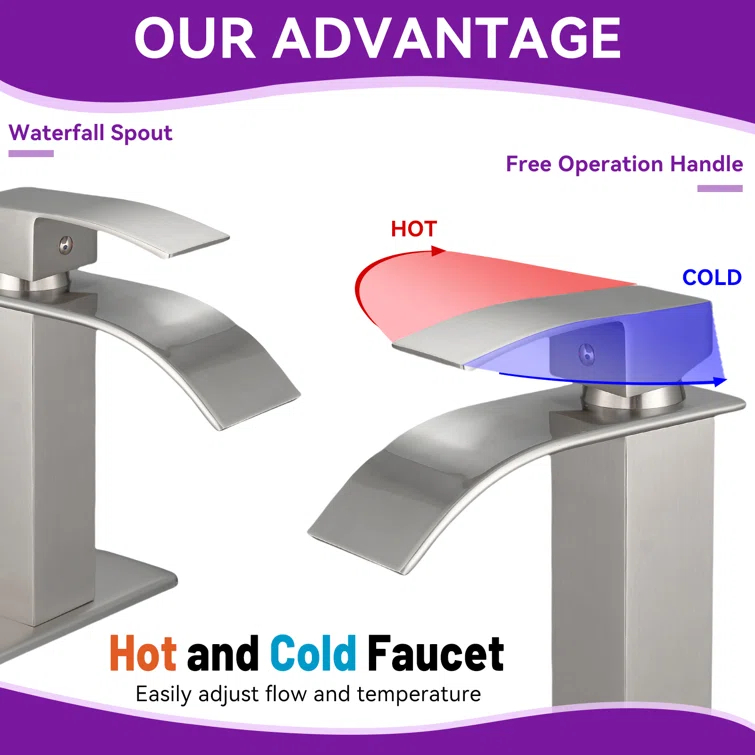 Single-Hole Single-handle Bathroom Faucet