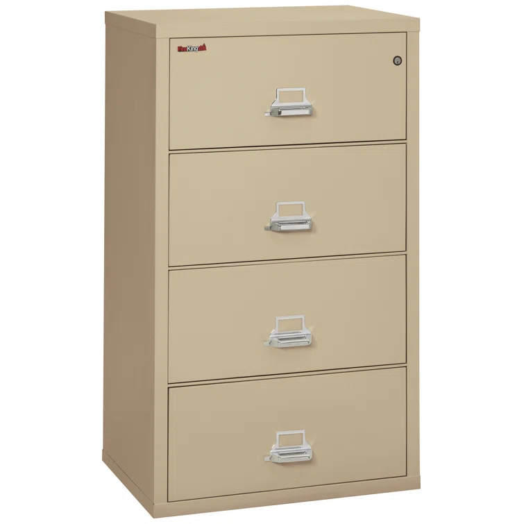 FireKing Fireproof 31.13'' Wide 4 -Drawer Steel File Cabinet