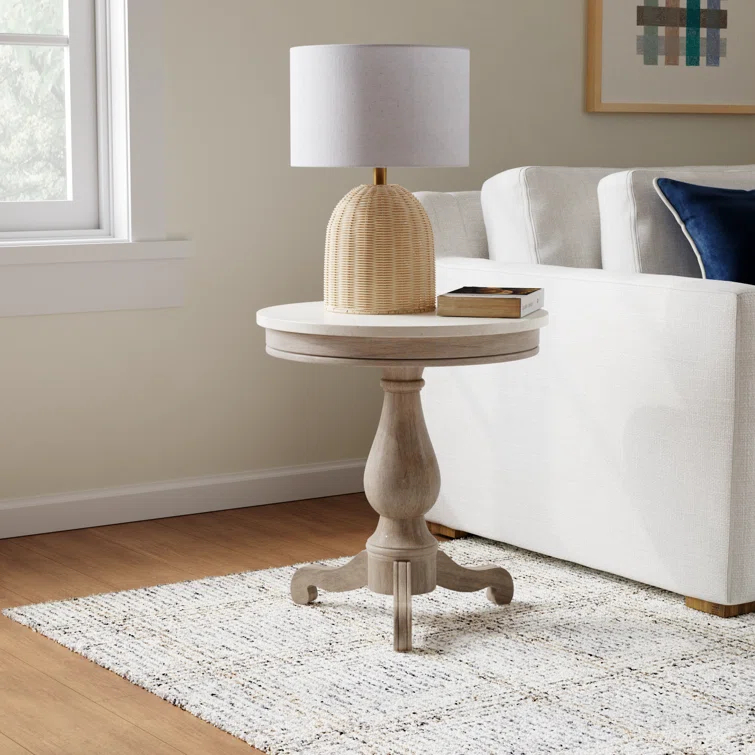 Aberdale End Table with Marble Top