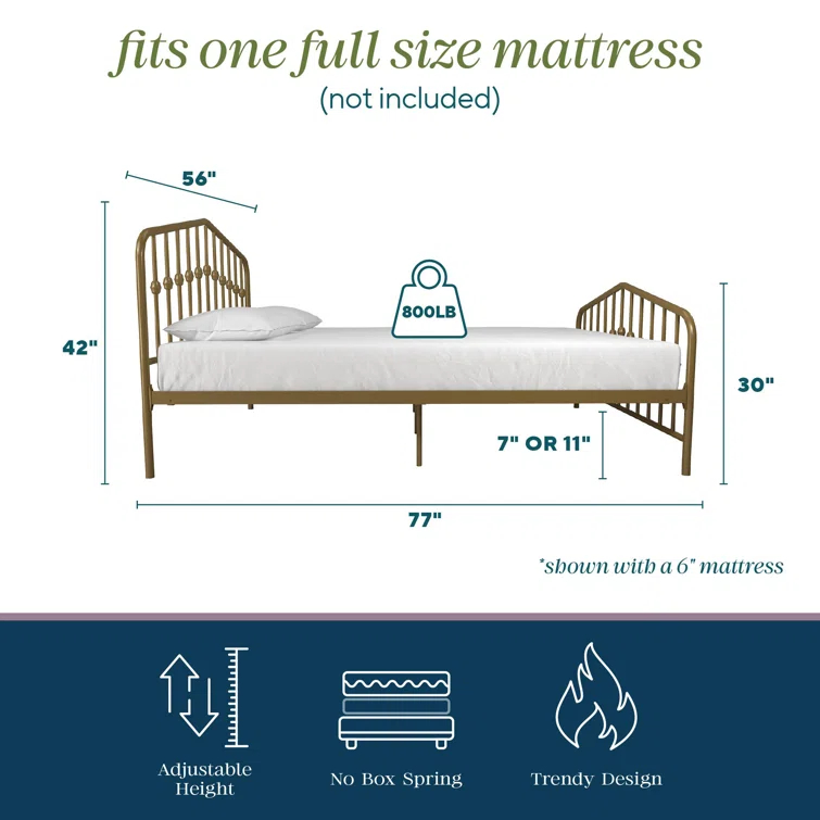 Bushwick Metal Platform Bed