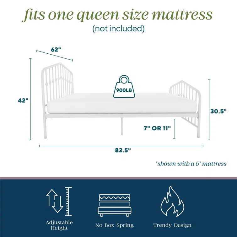 Bushwick Metal Platform Bed