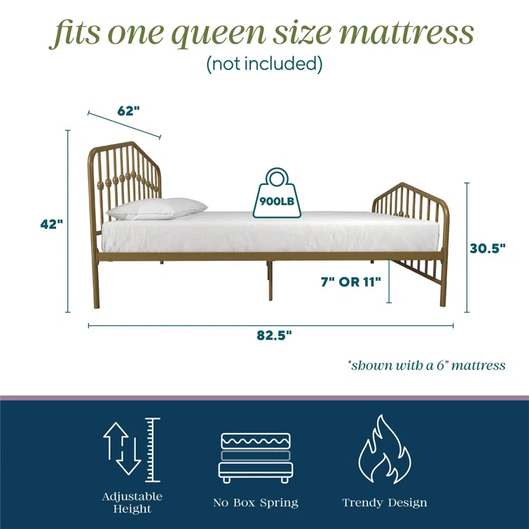 Bushwick Metal Platform Bed