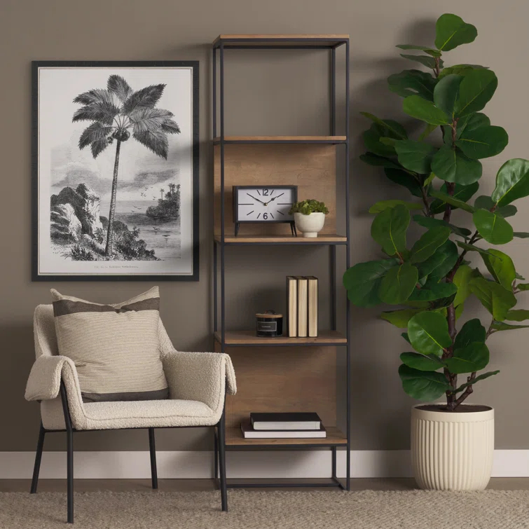 Sagan Narrow Etagere Bookcase