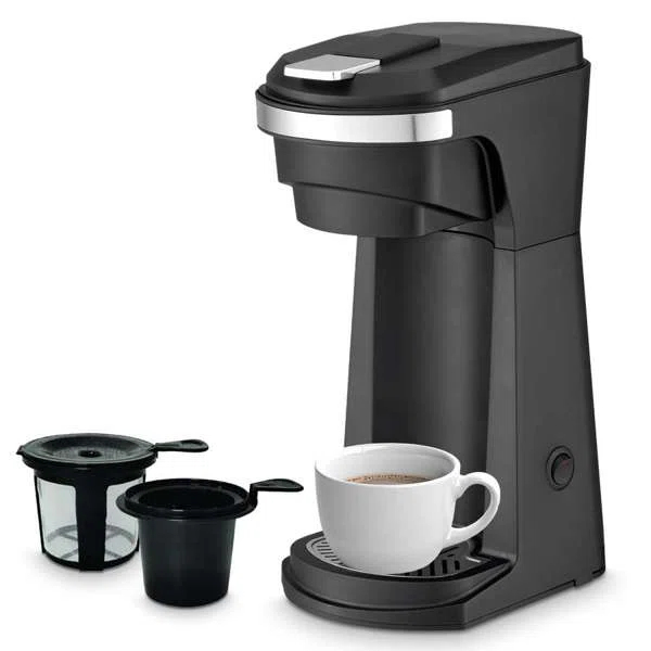 Culinary Chef, 2 In 1 Coffee Maker K Cup/Ground Coffee Compatible, Black
