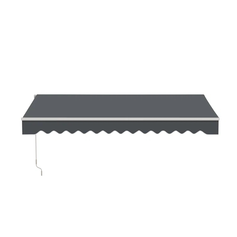 Retractable Patio Awning - White Frame