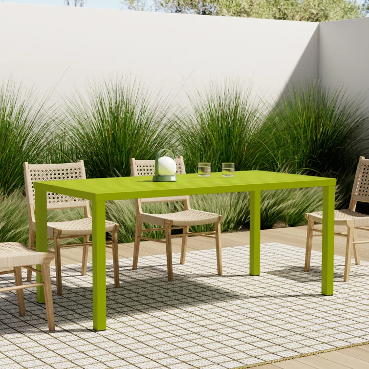 Bette 71'' Aluminum Outdoor Dining Table