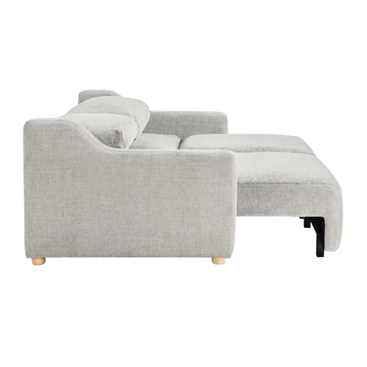 Serta Gabi 90.2" Upholstered Queen Size Convertible Sleeper Sofa