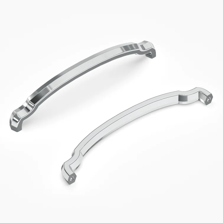 Hickory Hardware Veranda Kitchen Cabinet Handles, Solid Core Drawer Pulls for Cabinet Doors (Set of 10)