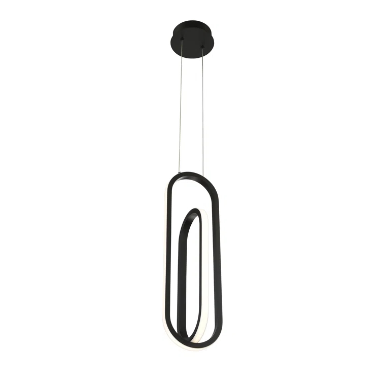1 - Light Gold LED Single Pendant