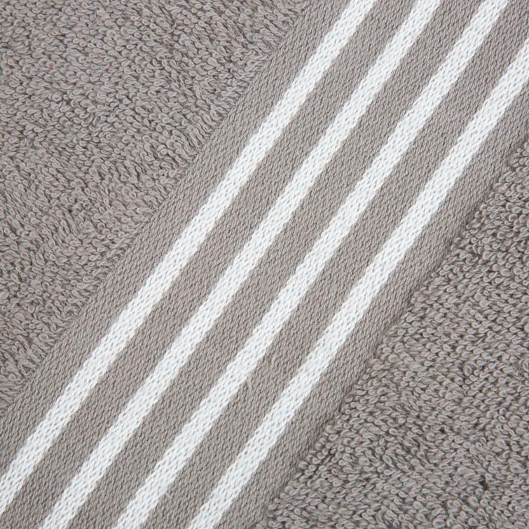 8PC Towel Set - 575GSM 100% Cotton Bathroom Essentials with 2 Bath Towels, 2 Hand Towels, 2 Washcloths, and 2 Fingertip cloths- Absorbent Sheets for Bath, Gym, Dorm and Spa by Lavish Home