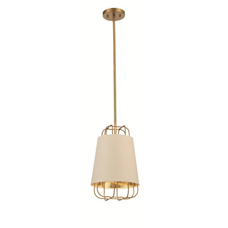 Tura 1 - Light Brass Single Pendant