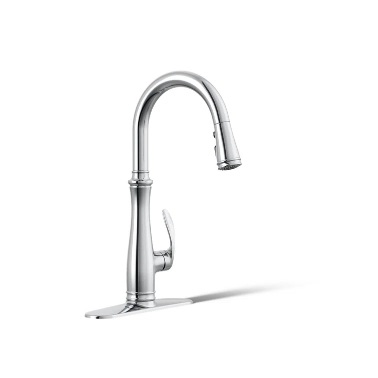 Bellera™ Pull Down Single Handle Kitchen Faucet with Handle and Supply Lines