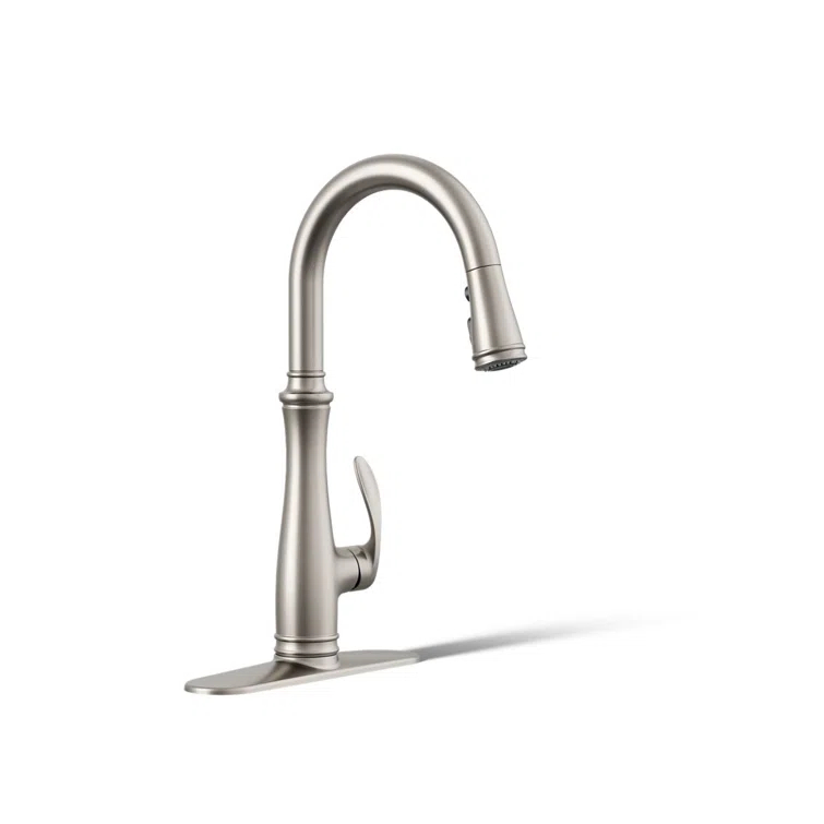 Bellera™ Pull Down Single Handle Kitchen Faucet with Handle and Supply Lines