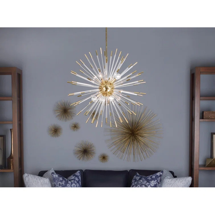 Andromeda 8 - Light Dimmable Sputnik Sphere Chandelier