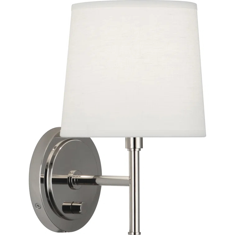 Bandit Solid Brass Plug-in Armed Sconce