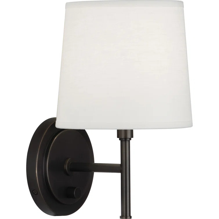 Bandit Solid Brass Plug-in Armed Sconce