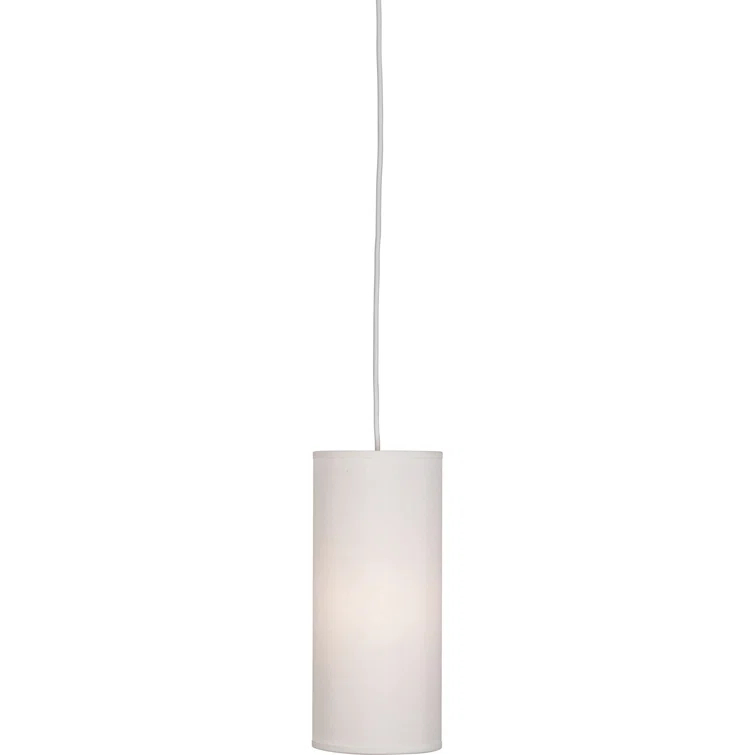 Elena 1 - Light Painted White Single Pendant