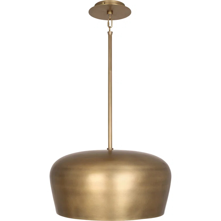 Galaxy 1 - Light Warm Brass Single Pendant