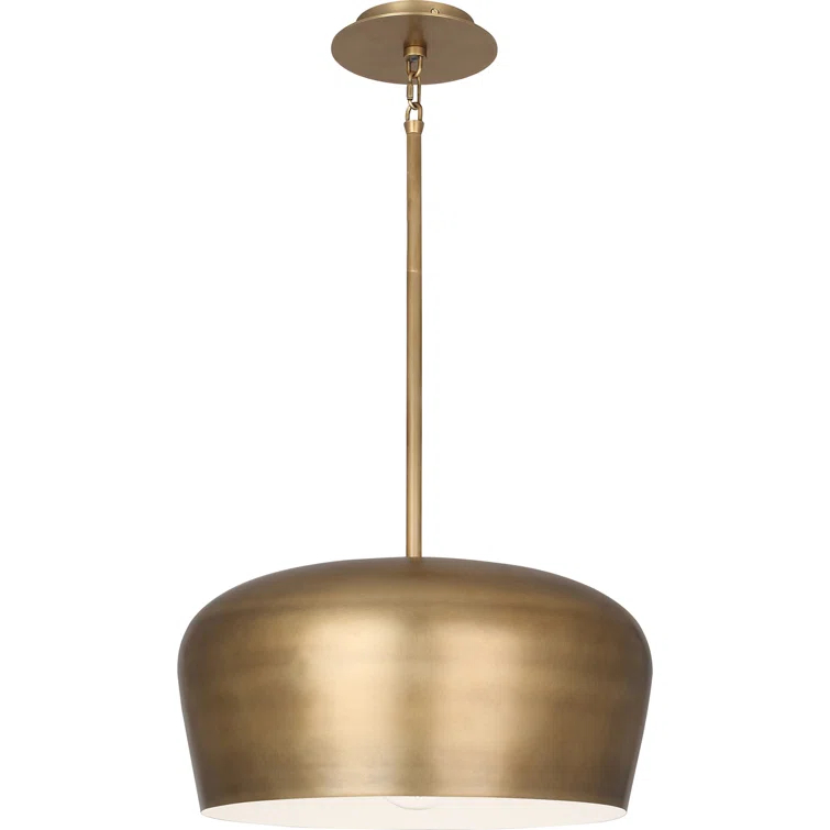 Galaxy 1 - Light Warm Brass Single Pendant