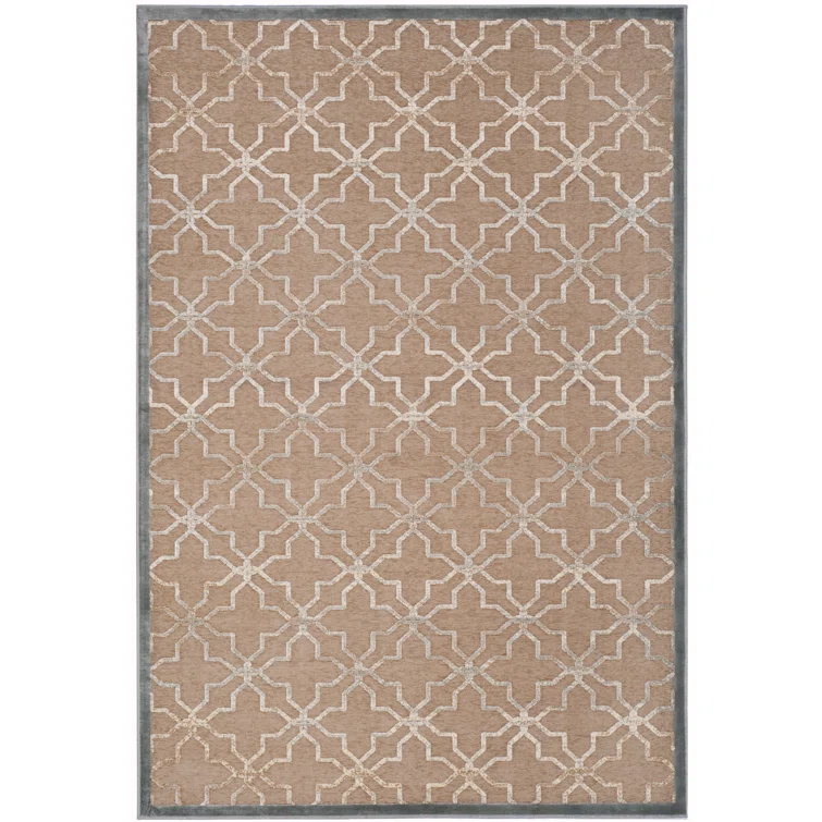Star Gradient Martha Stewart Viscose Pile Geometric Rug