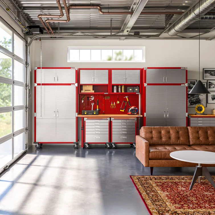 Seville Classics UltraHD Double Door Wall Cabinet, 36" W x 12" D x 30" H