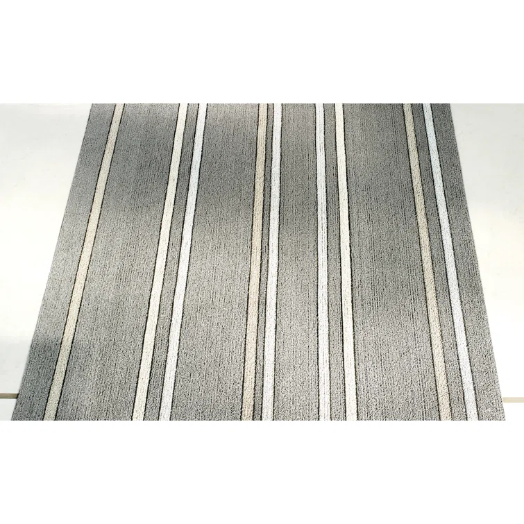 Skinny Stripe Shag Mat