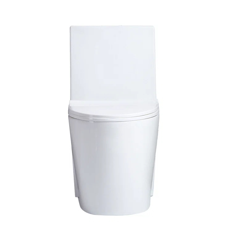 Small Compact One Piece Toilet Dual Flush