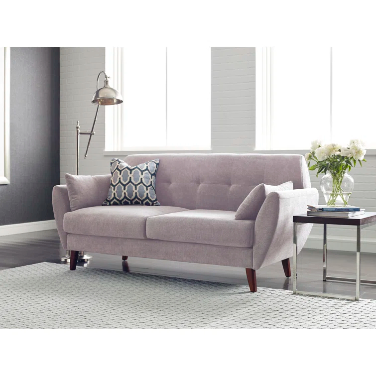 Serta Artesia Midcentury Modern Sofa with Tapered Legs
