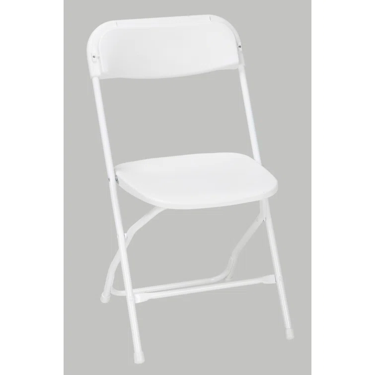 ZOWN Premium Commercial Plastic Stacking, Indoor/Outdoor Folding Chair