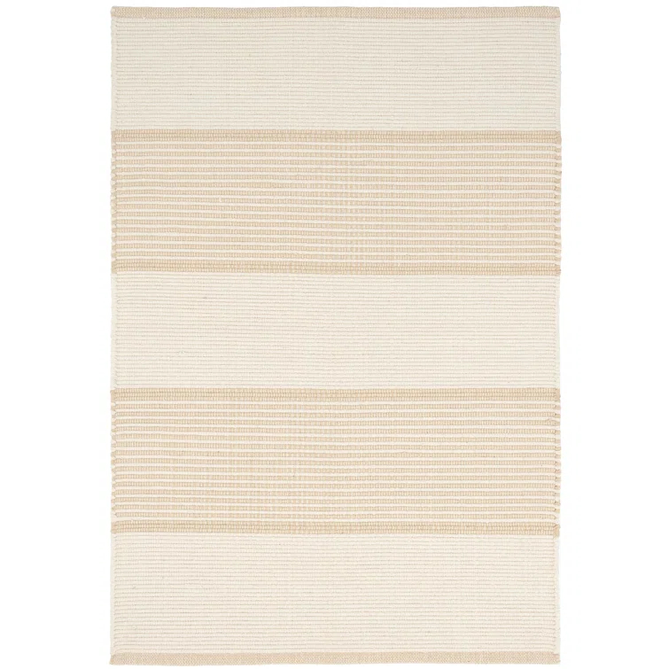 La Mirada Wheat Handwoven Cotton Rug