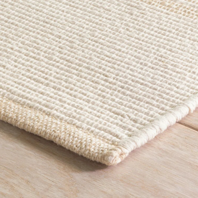 La Mirada Wheat Handwoven Cotton Rug