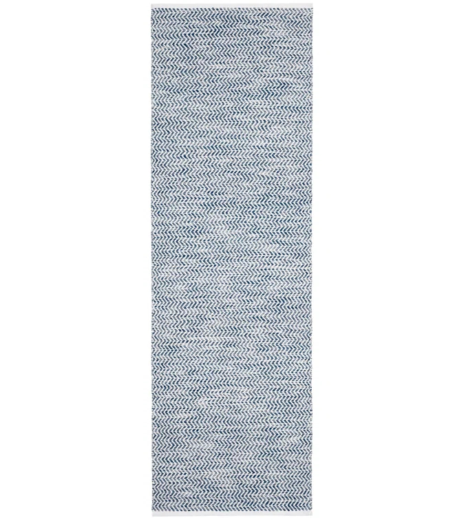 Coastal Blue Handwoven Indoor/Outdoor Rug