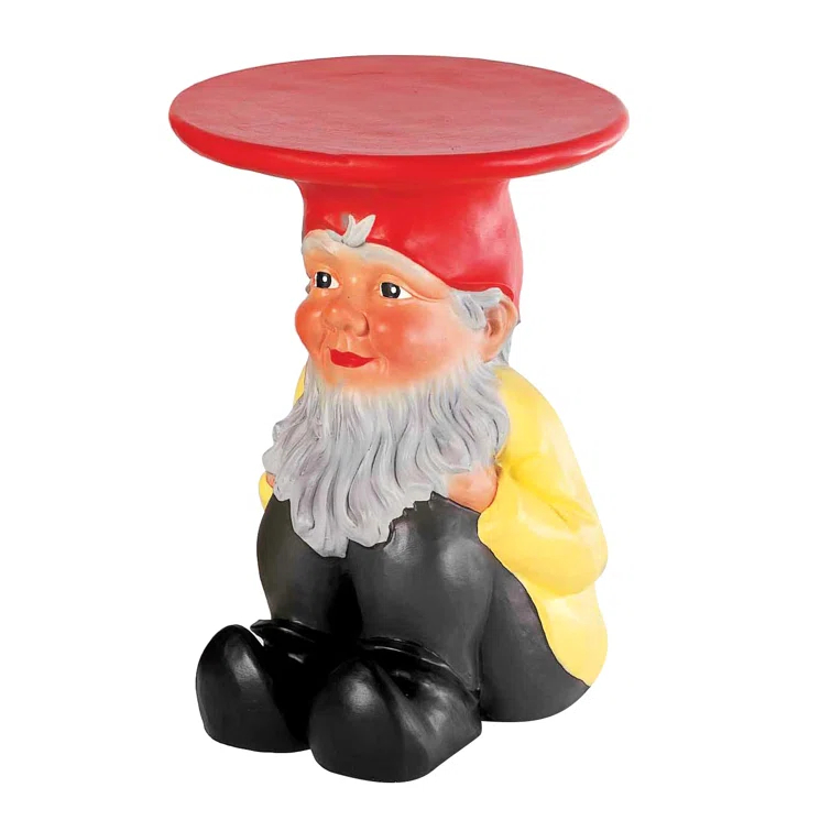 Gnomes Plastic Accent Stool