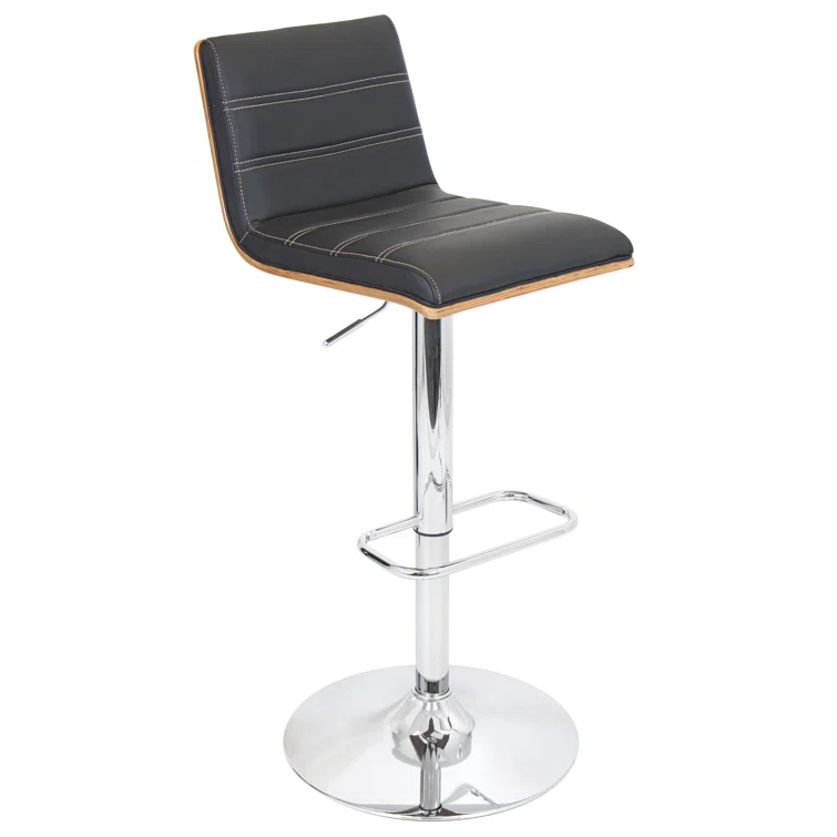 Vasari Swivel Upholstered Adjustable Height Counter Stool