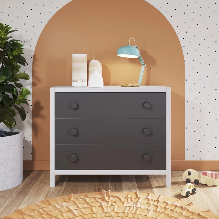 Orbit 42" Wide 3-Drawer Dresser
