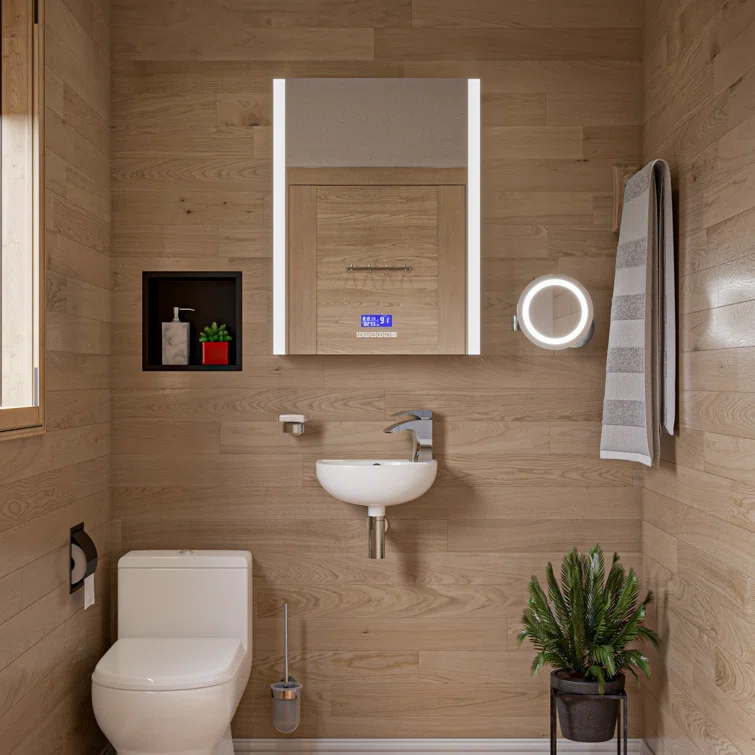 22.8'' Wood Wall Towel Bar