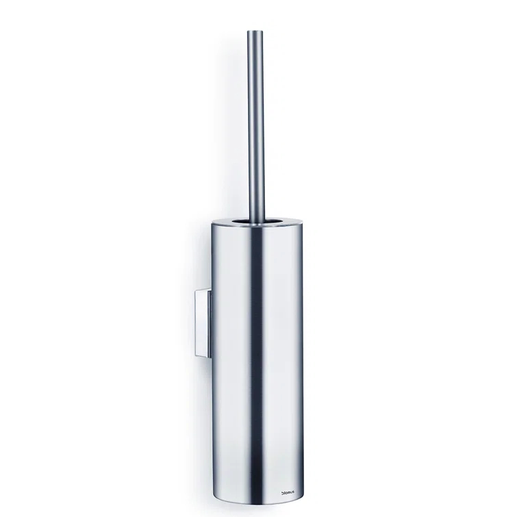 NEXIO 18" Metal Wall Mounted Toilet Brush and Holder