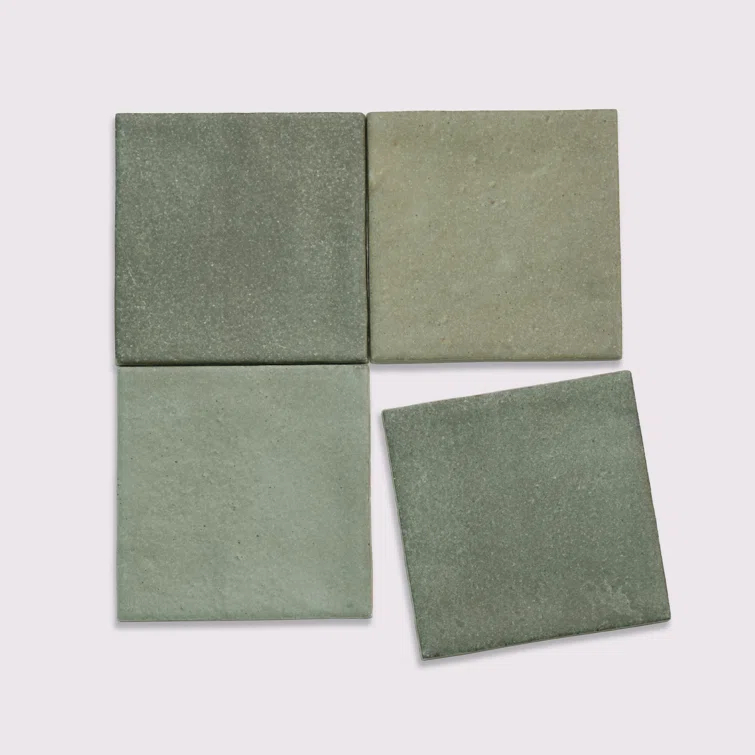 Celine 4" x 4" Porcelain Concrete Look Wall & Floor Tile