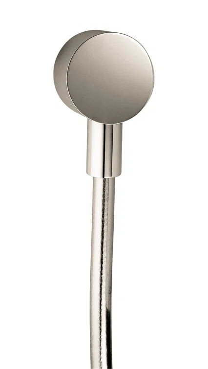 Polished Nickel Modern Wall-Mounted Shower Outlet