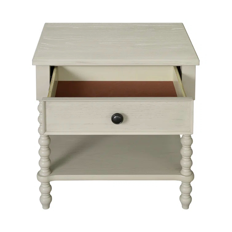 Beckett One Drawer Solid Wood Nightstand