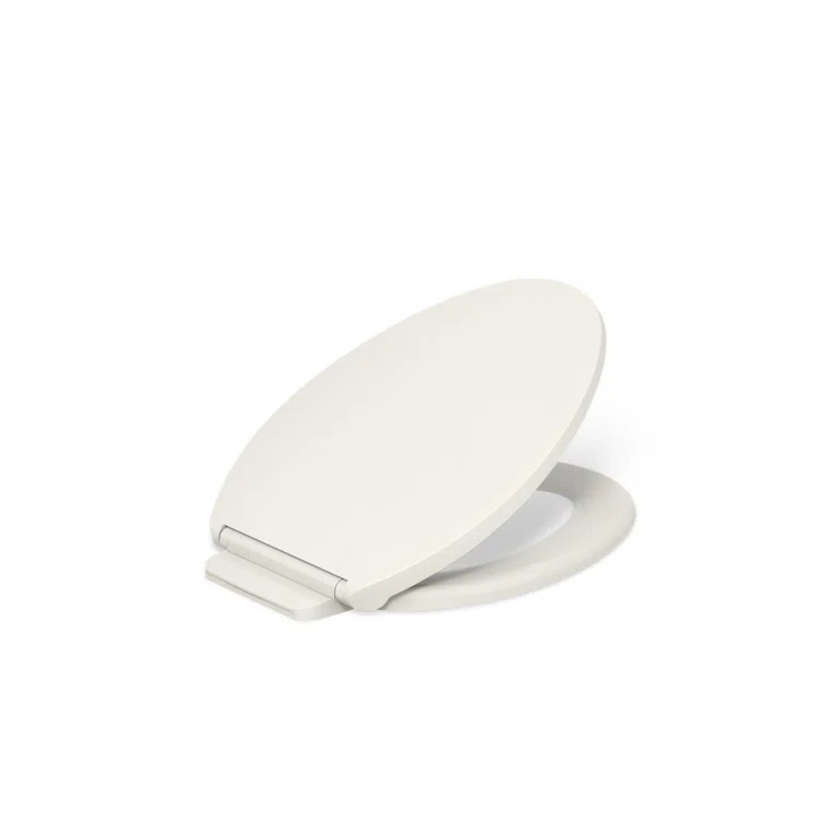 Kohler Brevia Quiet-Close Toilet Seat with Grip-Tight Bumpers and Quick-Attach Hardware