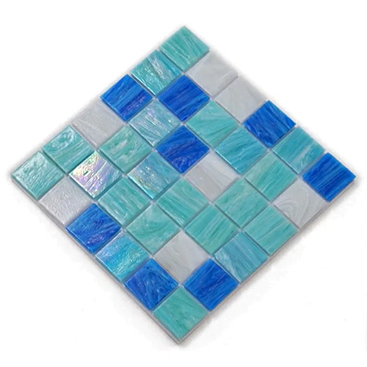 Mingles 2" x 2" Glass Grid Mosaic Wall & Floor Tile