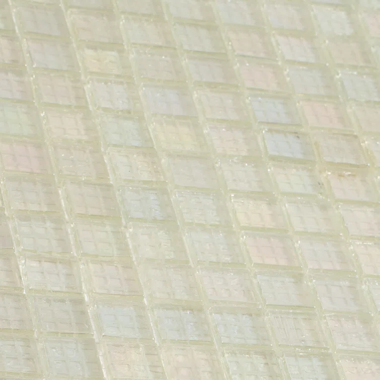 Skosh 0.6" x 0.6" Glass Grid Mosaic Wall & Floor Tile