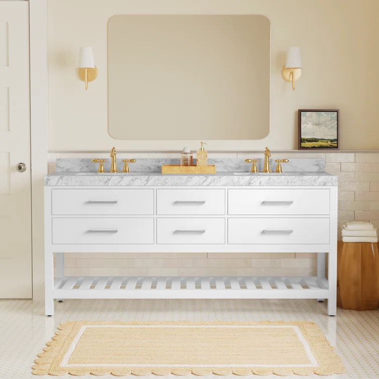 Carrie 72'' Double Bathroom Vanity