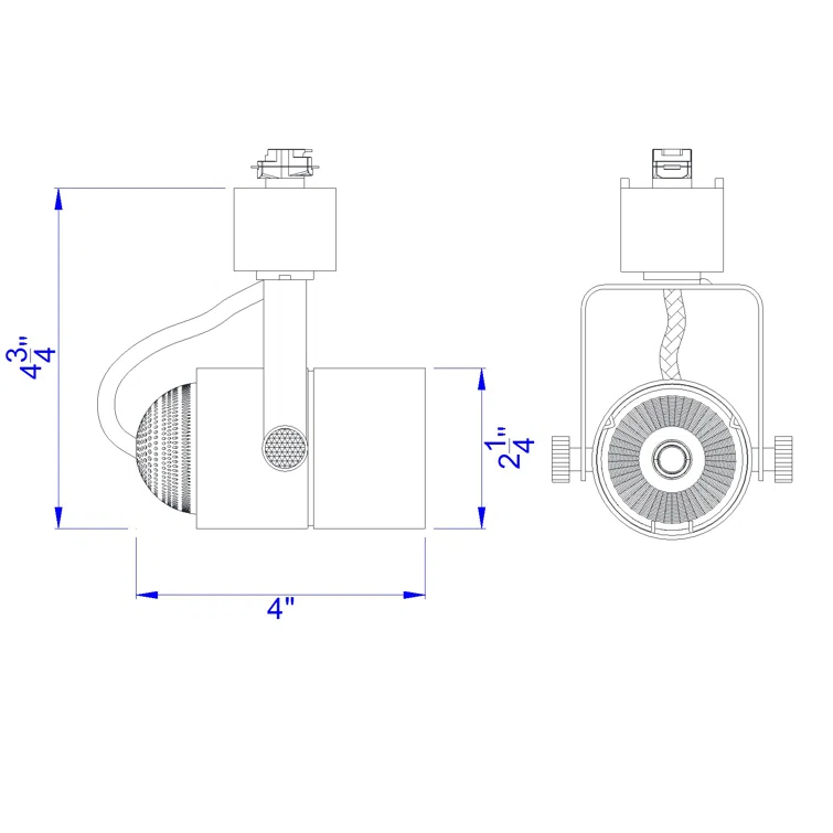 LED Adjustable Track Head