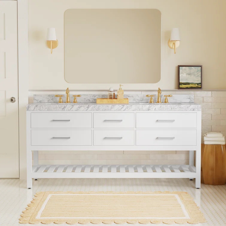 Carrie 72'' Double Bathroom Vanity