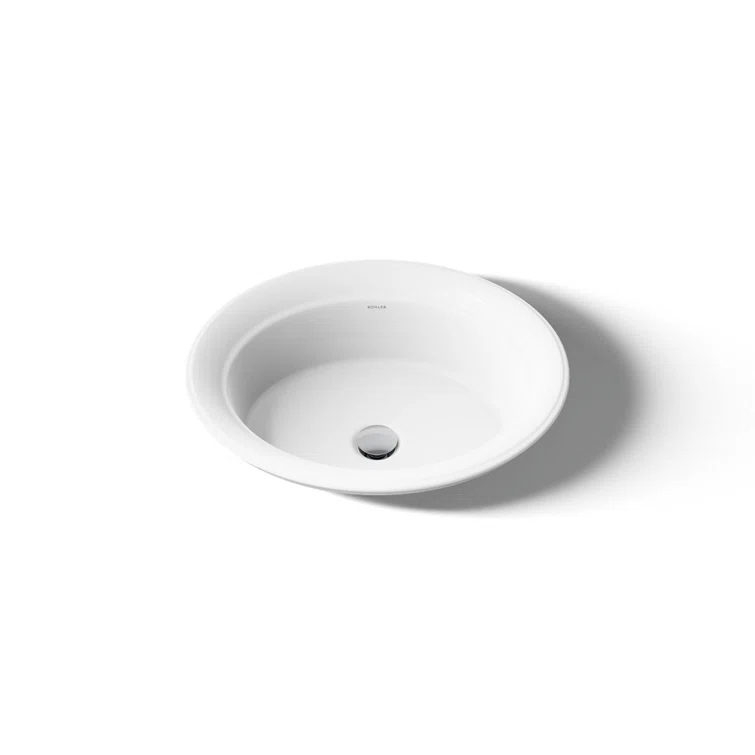 Artifacts 21 In. Oval Drop-In Bathroom Sink