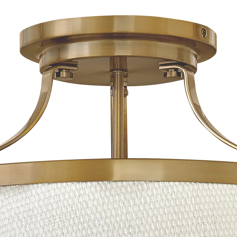 Charlotte 3 - Light 20" Semi Flush Mount