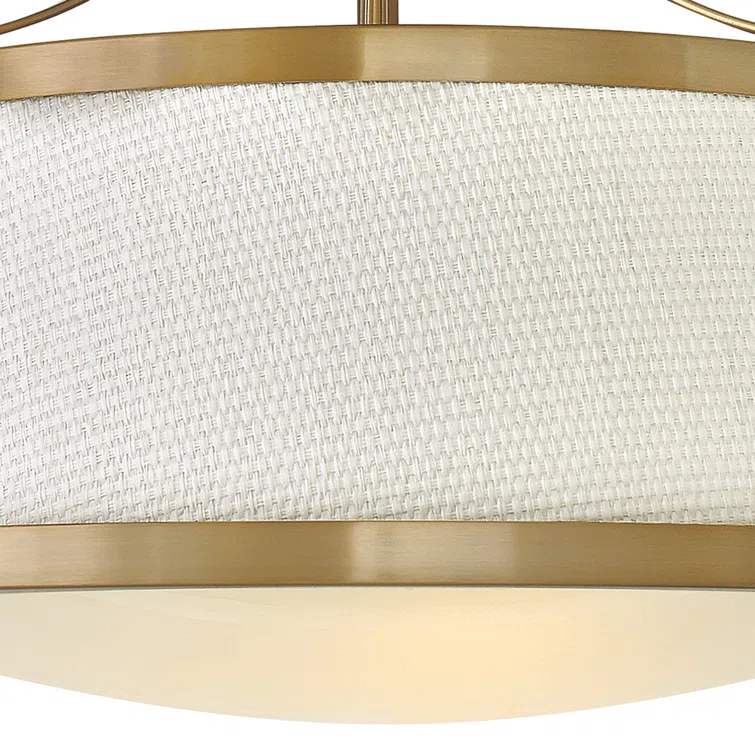 Charlotte 3 - Light 20" Semi Flush Mount